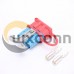 600V 120Amp Blue Housing 2 Way Battery Power Cable Connector with Grey Plastic T-Bar Handle and Red Rubber Dustproof Cover 600V 120Amp Blue Housing 2 Way Battery Power Cable Connector with Grey Plastic T-Bar Handle and Red Rubber Dustproof Cover