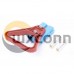 600V 175Amp Blue Housing 2 Way Battery Power Cable Connector with Plastic Red Triangle Handle 600V 175Amp Blue Housing 2 Way Battery Power Cable Connector with Plastic Red Triangle Handle