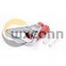 600V 175Amp Red Housing 2 Way Battery Power Cable Connector with Plastic Grey Triangle Handle 600V 175Amp Red Housing 2 Way Battery Power Cable Connector with Plastic Grey Triangle Handle
