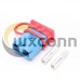 600V 175Amp Blue Housing 2 Way Battery Power Cable Connector with Red External Protective Rubber Dustproof Cover 600V 175Amp Blue Housing 2 Way Battery Power Cable Connector with Red External Protective Rubber Dustproof Cover