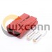 2 Way Power Connector Quick Connect Disconnect 600V 350Amp Battery Cable Connector (Red Housing, 1/0AWG 2AWG 3AWG) 2 Way Power Connector Quick Connect Disconnect 600V 350Amp Battery Cable Connector (Red Housing, 1/0AWG 2AWG 3AWG)