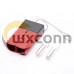 600V 350Amp Red Housing 2 Way Battery Power Cable Connector with Black Plastic Internal Protective Cover 600V 350Amp Red Housing 2 Way Battery Power Cable Connector with Black Plastic Internal Protective Cover