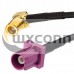 Fakra to SMB Adapter Cable Fakra H Male to SMB Male Coaxial Cable RG174 for Radio Antenna Fakra to SMB Adapter Cable Fakra H Male to SMB Male Coaxial Cable RG174 for Radio Antenna