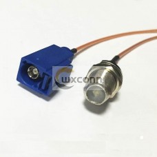 Fakra Female Cable Fakra C Female Switch F Female with Coax Cable RG178 Fakra Female Cable Fakra C Female Switch F Female with Coax Cable RG178