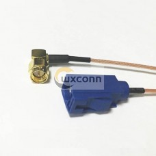 Fakra to SMA Cable RG178 Assembly for GPS Antenna
