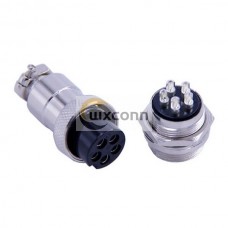 Conector GX20 5 Electrical Connectors Straight Male Socket and Female Plug GX20