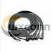 M8 Moding Cable Plug Waterproof IP67 Right Angle 3 Pin Female Plug With 1M 24AWG PUR Cable