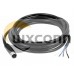 M8 Cable Gland Waterproof Straight 4 Pin Female Plug Molding Type With 1M 24AWG PUR Wire M8 Cable Gland Waterproof Straight 4 Pin Female Plug Molding Type With 1M 24AWG PUR Wire