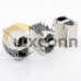 Dual Layer RJ45 Connector 8P8C Shield Jack Socket With Shrapnel Without Led