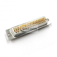 78 Pin D Sub Female Connector Machine Contacts Receptacle Connector Solder Type 78 Pin D Sub Female Connector Machine Contacts Receptacle Connector Solder Type