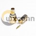 SMA 50 Ohm Connector Male 180 Degree Crimp Type Gold Plating SMA 50 Ohm Connector Male 180 Degree Crimp Type Gold Plating