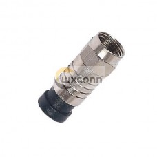 Best F Connector RF Coaxial Straight Male Compression Type for Cable Best F Connector RF Coaxial Straight Male Compression Type for Cable
