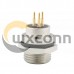 M8 Connectors Circular Front Panel Mount PCB 3 Pin Female Waterproof Straight Aviation Connector M8 Connectors Circular Front Panel Mount PCB 3 Pin Female Waterproof Straight Aviation Connector