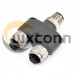 M12 Y Adapter 4Pin A Code Male To Female staright Waterproof Connector M12 Y Adapter 4Pin A Code Male To Female staright Waterproof Connector