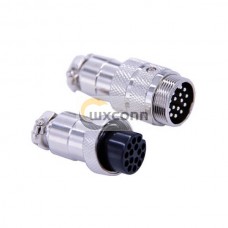 Plugs and Sockets 15 Pin Aviation Connector GX20 Straight Male and Female Butt-joint Connector Plugs and Sockets 15 Pin Aviation Connector GX20 Straight Male and Female Butt-joint Connector