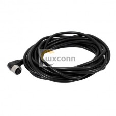 5 Pin M12 Connector Cable Angled Female Plug Electrical Cable 1.5M AWG22 A Code 5 Pin M12 Connector Cable Angled Female Plug Electrical Cable 1.5M AWG22 A Code