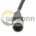 M12 4 Core A-Coding Female Straight Connector Molded 1.5M AWG22 PVC Black Cable Single Ended M12 4 Core A-Coding Female Straight Connector Molded 1.5M AWG22 PVC Black Cable Single Ended