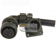MS3108A18-11S Amphenol Industrial 5 Way Socket Solder Cup Connector MS3108A18-11S Amphenol Industrial 5 Way Socket Solder Cup Connector