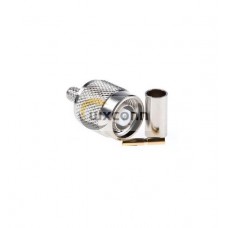TNC Connector Crimp Straight Male 50Ω Cable Mount Termination Reverse Polarity TNC Connector Crimp Straight Male 50Ω Cable Mount Termination Reverse Polarity