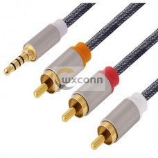 RCA Audio to Jack 3.5mm Audio Video Cable