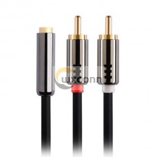 3 Way Audio Video Splitter RCA 1 Socket and 2 Plug 3 Way Audio Video Splitter RCA 1 Socket and 2 Plug