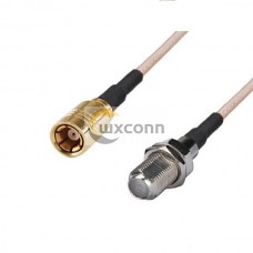 RF cables Types Assembly SMB Male to F female for Satellite Radio RF cables Types Assembly SMB Male to F female for Satellite Radio