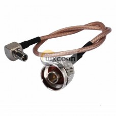 Coaxial Cable with N Connector Male to TS9 Plug Right Angle Coaxial Cable with N Connector Male to TS9 Plug Right Angle