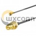 2.4GHz WiFi WLAN RP-SMA Omni Antenna with IPX U.FL to RP-SMA Cable 15cm