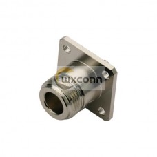 N Type Straight Connector Female 4Hole Flange Panle Mount for UT085 N Type Straight Connector Female 4Hole Flange Panle Mount for UT085