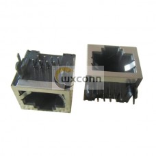 3pcs  RJ45 PCB Mount Jack Connector 90degree 8P8C DIP 3.0PIN Without Shrapnel and Leds