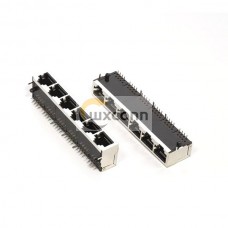 8 Pin RJ45 Connector Shield 1X6 Port Ethernet Network Interface Without Leds 8 Pin RJ45 Connector Shield 1X6 Port Ethernet Network Interface Without Leds