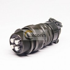 MS3101A22-22P Amphenol Circular Cable Mount Receptacle Solder Contact 4 Pin Male Connector